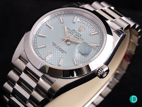 rolex day date 40 platinum replica|newest rolex platinum day date.